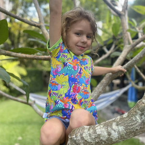 Dinosaurs Short Sleeve Shirt-Uddevalla Barn-Modern Rascals