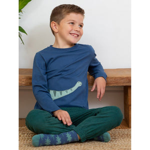 Dippy Dino Long Sleeve Shirt - 1 Left Size 8-9 years-Kite-Modern Rascals