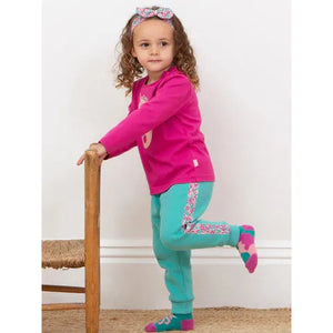 Ditsy Tales Side Stripe Joggers - 1 Left Size 3-4 years-Kite-Modern Rascals
