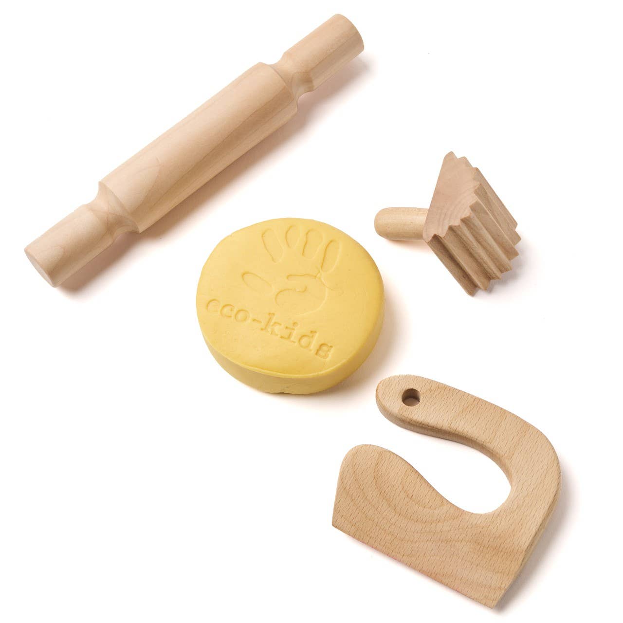 Eco-Dough Wooden Playdough Tools - Assorted-eco-kids-Modern Rascals