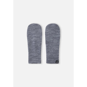 Eino Knit Wool Mittens - Grey Melange-Reima-Modern Rascals