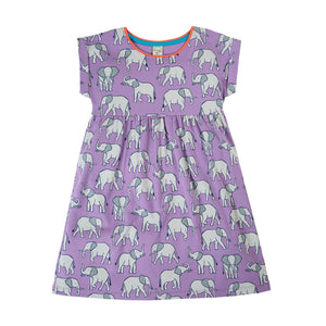Elephant Parade Felicity Dress-Frugi-Modern Rascals