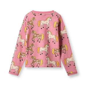 Elstar Long Sleeve Shirt With Horses - 2 Left Size 2-3 & 4-5 years-Smafolk-Modern Rascals