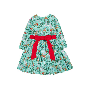 Festive Forest Party Skater Dress-Frugi-Modern Rascals