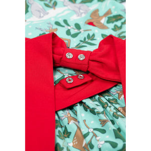 Festive Forest Party Skater Dress-Frugi-Modern Rascals