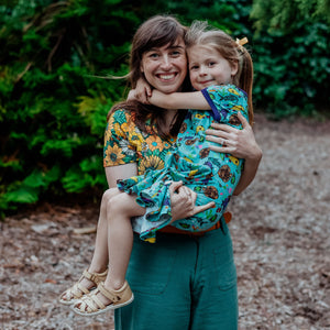 Fish Are Friends Short Sleeve Dress-Uddevalla Barn-Modern Rascals