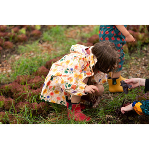 Flower Meadow Recycled Waterproof Raincoat-Little Green Radicals-Modern Rascals
