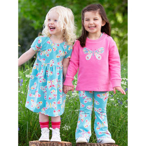 Flutterby Short Sleeve Dress-Kite-Modern Rascals