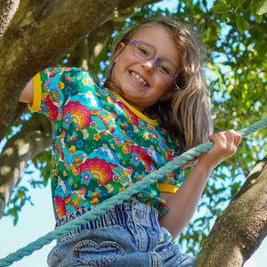 Flutterby Short Sleeve Shirt - 1 Left Size 2-3 years-Uddevalla Barn-Modern Rascals