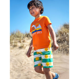 Full Of Sunshine Sunny Shorts - 1 Left Size 6-7 years-Frugi-Modern Rascals