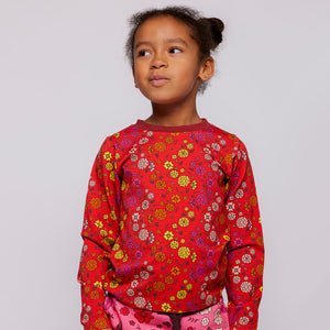Gala Long Sleeve Blouse With Flowers-Smafolk-Modern Rascals
