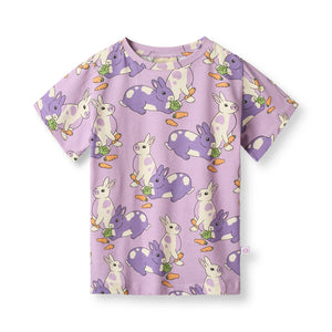 Gala T-Shirt With Rabbits-Smafolk-Modern Rascals