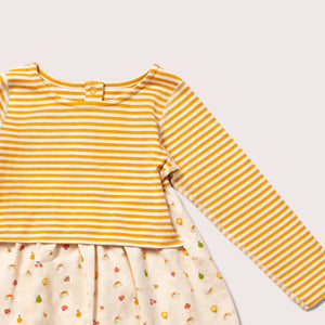 Garden Days Adaptive Easy Peasy Long Sleeve Dress - 1 Left Size 2-3 years-Little Green Radicals-Modern Rascals