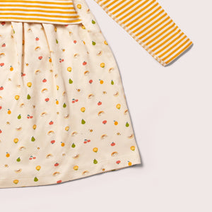 Garden Days Adaptive Easy Peasy Long Sleeve Dress - 1 Left Size 2-3 years-Little Green Radicals-Modern Rascals