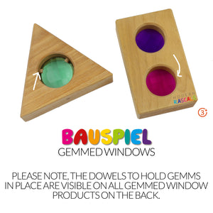 Gemmed Windows - Natural - 36 pieces-Bauspiel-Modern Rascals