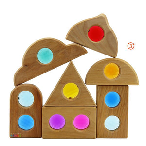 Gemmed Windows - Natural - 36 pieces-Bauspiel-Modern Rascals