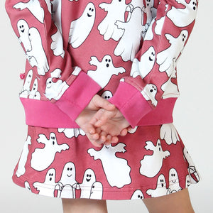 Ghosts Sweatshirt in Baroque Rose - 2 Left Size 4-5 years-Smafolk-Modern Rascals