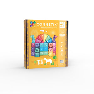 Glitter Castle Pack - 48 Pieces-Connetix-Modern Rascals