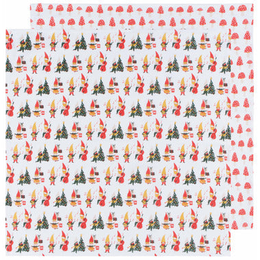 Gnome for the Holidays Flour Sack Dishcloth-Danica-Modern Rascals
