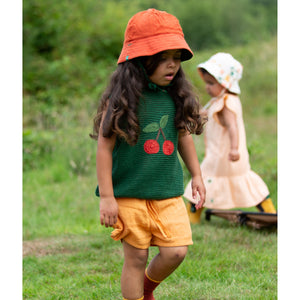 Golden Ochre By The Sea Shorts-Little Green Radicals-Modern Rascals