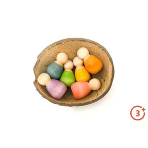 Grapat 6 Baby Nins in Light Wood-Grapat-Modern Rascals