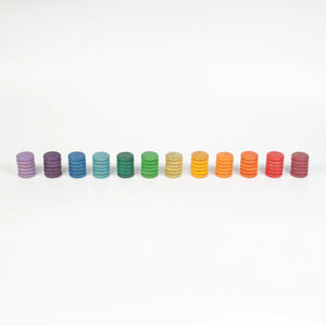 Grapat Coloured Coins - 72 pieces in 12 Colours-Grapat-Modern Rascals