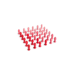 Grapat Loose Parts Flower Petals - 36 pieces in Reds-Grapat-Modern Rascals