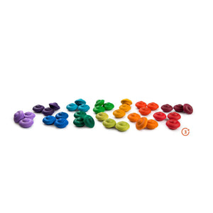 Grapat Loose Parts Flowers in Rainbow - 36 pieces-Grapat-Modern Rascals