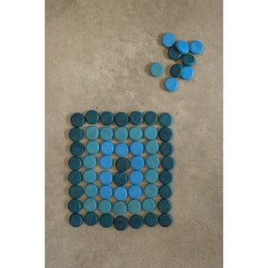 Grapat Loose Parts Mini Coins - 36 pieces in Blues-Grapat-Modern Rascals