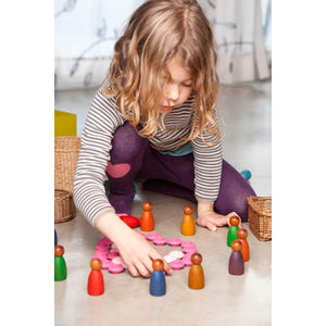 Grapat Loose Parts Mini Flowers - 36 pieces in Pinks-Grapat-Modern Rascals