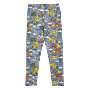 Grape Into The Wild Libby Leggings - 2 Left Size 2-3 & 9-10 years-Frugi-Modern Rascals