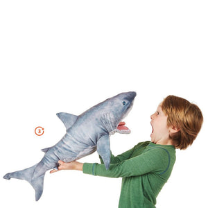 Great White Shark Puppet-Folkmanis Puppets-Modern Rascals