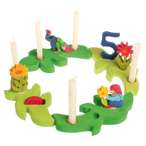 Grimm's Branch Deco Candle Holder - Dark Green-Grimms-Modern Rascals