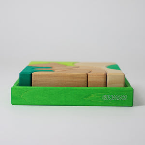 Grimm's Building Set Creative Puzzle - Green Squirrel-Grimms-Modern Rascals