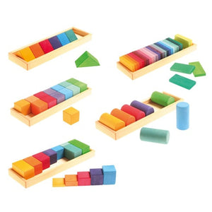 Grimm's Building Set - Shapes and Colours-Grimms-Modern Rascals