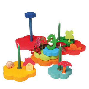 Grimm's Deco Flower Stacking Tower-Grimms-Modern Rascals