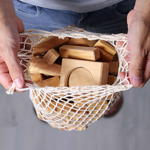 Grimm's Geometric Classic Building Blocks Natural - 60 piece-Grimms-Modern Rascals