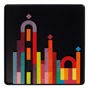 Grimm's Magnetic Puzzle - Letter Shapes-Grimms-Modern Rascals