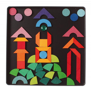 Grimm's Magnetic Puzzle - Triangle, Square, and Circle-Grimms-Modern Rascals