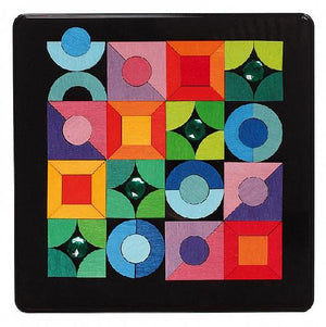 Grimm's Magnetic Puzzle - Triangle, Square, and Circle-Grimms-Modern Rascals