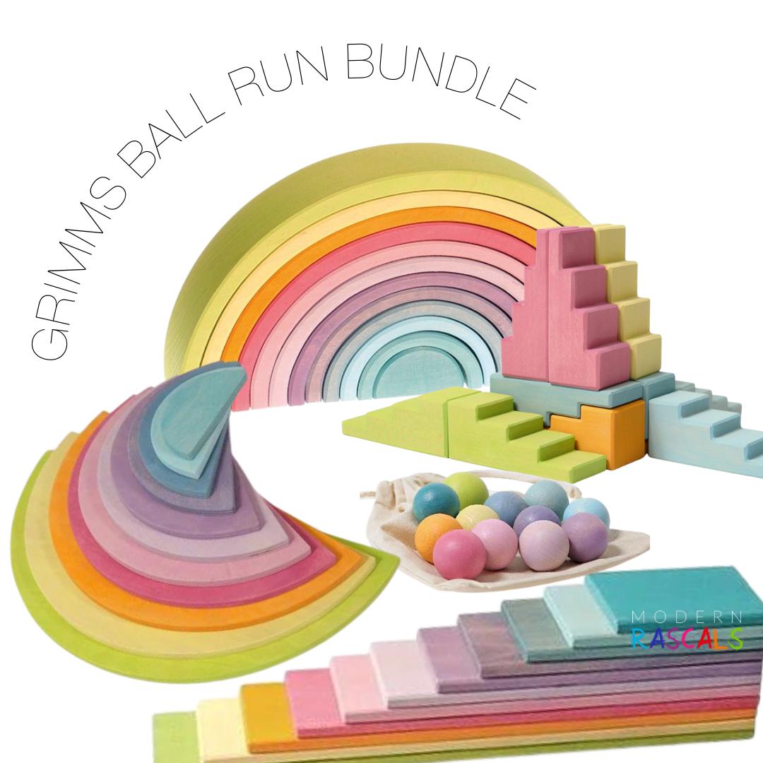 Grimms Pastel Ball Run Bundle-Grimms-Modern Rascals