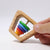 Grimm's Pyramid Rattle with 6 Multicolour Discs-Grimms-Modern Rascals