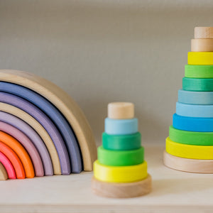 Grimm's Small Conical Tower - Neon Green-Grimms-Modern Rascals