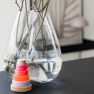 Grimm's Small Conical Tower - Neon Pink-Grimms-Modern Rascals