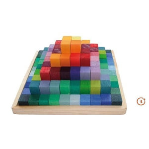 Grimm's Small Stepped Pyramid Building Set - 2cm Scale-Grimms-Modern Rascals
