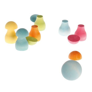 Grimm's Sorting Game Pastel Mushrooms-Grimms-Modern Rascals