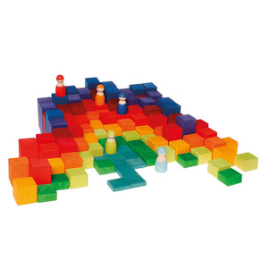 Grimm's Stepped Learning Counting Blocks - 4cm scale-Grimms-Modern Rascals