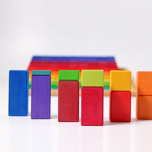 Grimm's Stepped Learning Counting Blocks - 4cm scale-Grimms-Modern Rascals