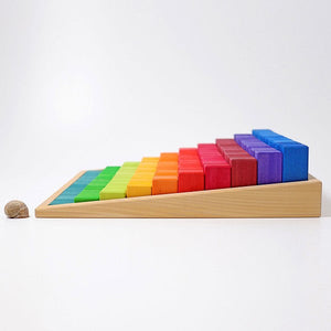 Grimm's Stepped Learning Counting Blocks - 4cm scale-Grimms-Modern Rascals