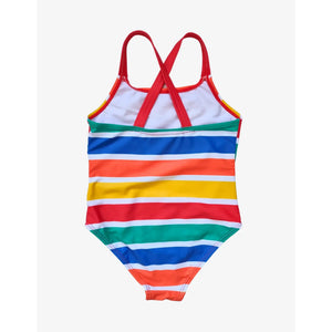 Happy Stripe Print Swim Suit - 2 Left Size 2-3 & 3-4 years-Toby Tiger-Modern Rascals